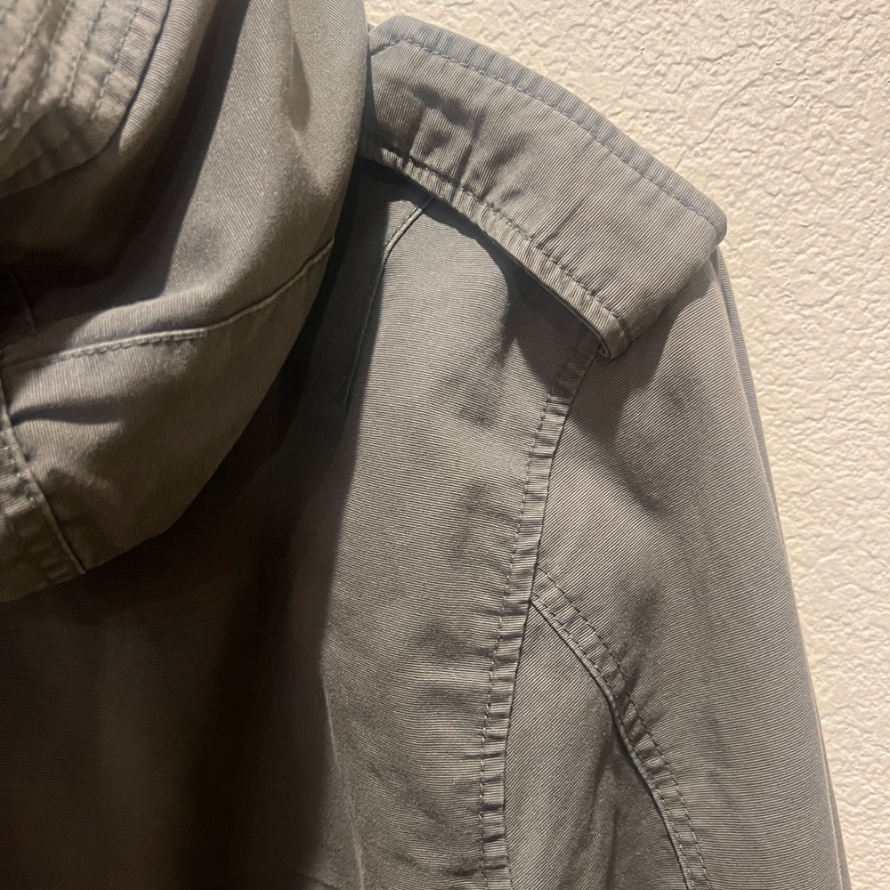 Men’s L.O.G.G. H&M Military Green Field Unisex Jacket w Hood - Picture 8 of 13